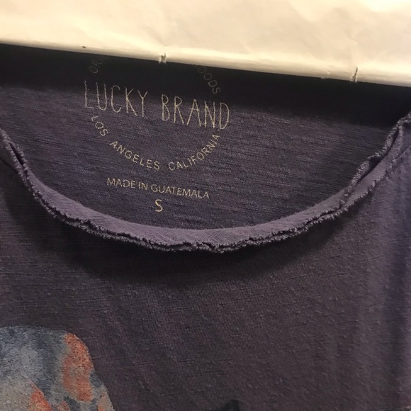 Lucky Brand Blue watercolor floral Tank - Picture 2 of 4